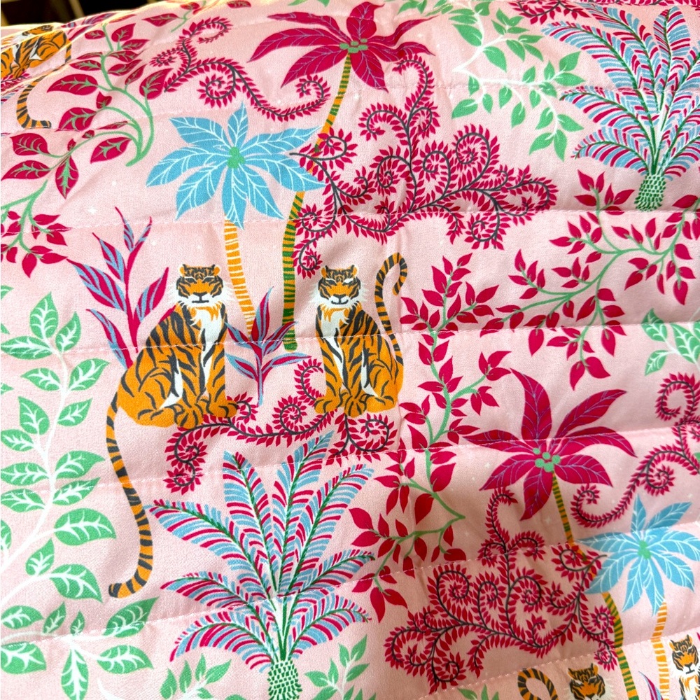 Brand new adorable foot of the bed quilt.  NWOT will fit queen bed and smaller.